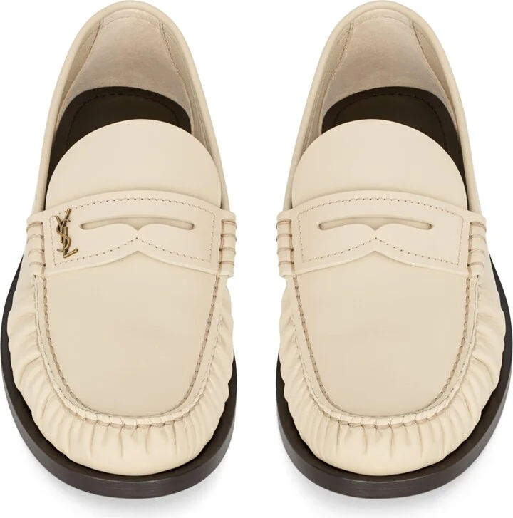 Saint Laurent Leather Laurent Loafers