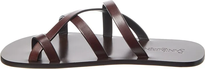 Saint Laurent Leather Sandal - Image 2