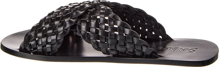 Saint Laurent Leather Sandal - Image 2