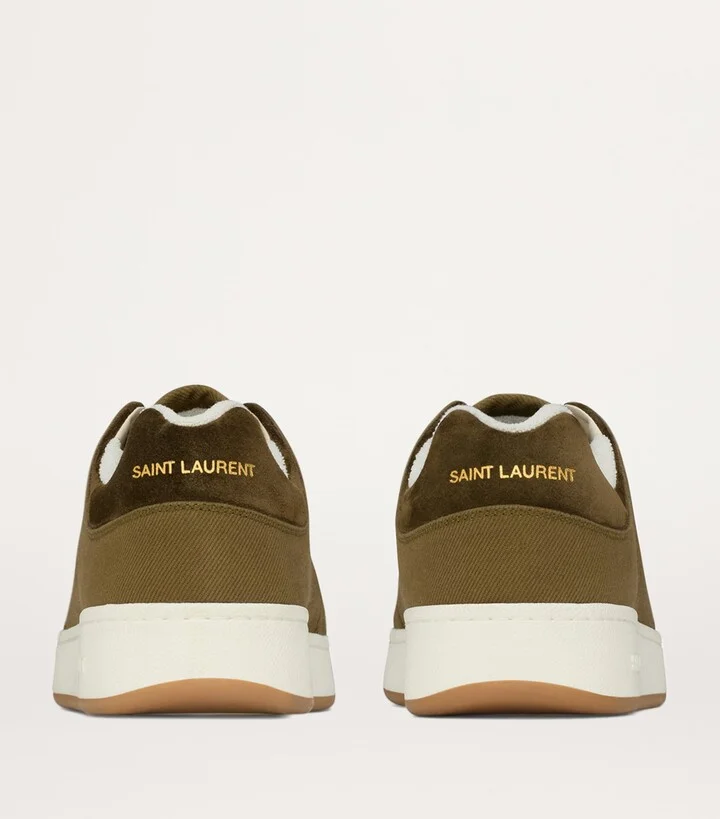 Saint Laurent Leather Sl/61 Low-Top Sneakers - Image 2