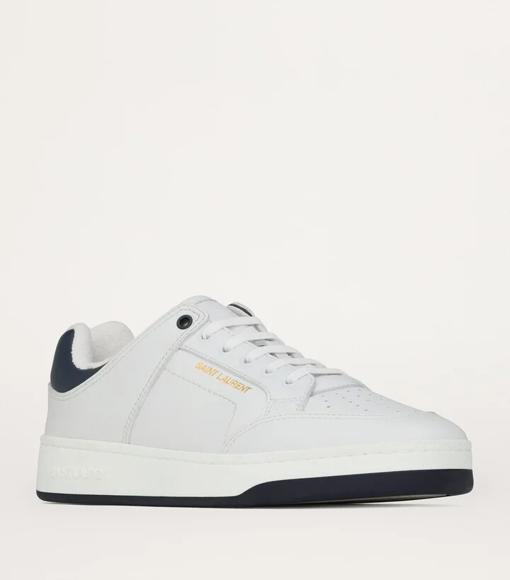 Saint Laurent Leather Sl/61 Low-Top Sneakers - Image 2