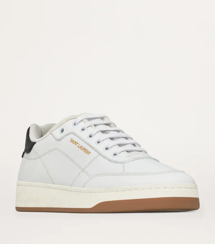 Saint Laurent Leather Sl/61 Low-Top Sneakers - Image 2