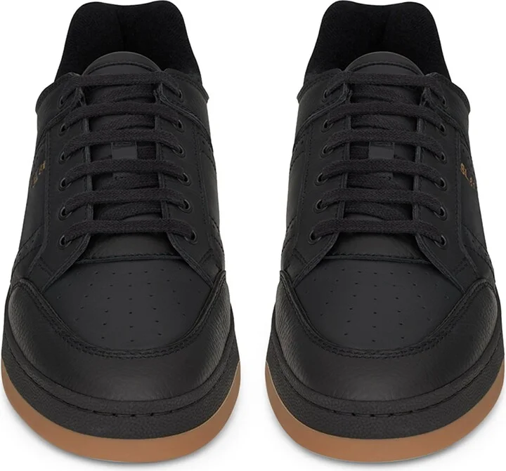 Saint Laurent Leather Sl/61 Low-Top Sneakers - Image 4