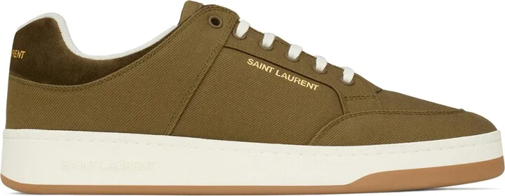 Saint Laurent Leather Sl/61 Low-Top Sneakers
