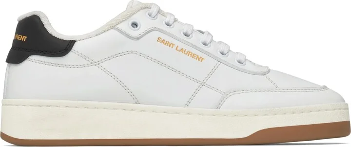 Saint Laurent Leather Sl/61 Low-Top Sneakers