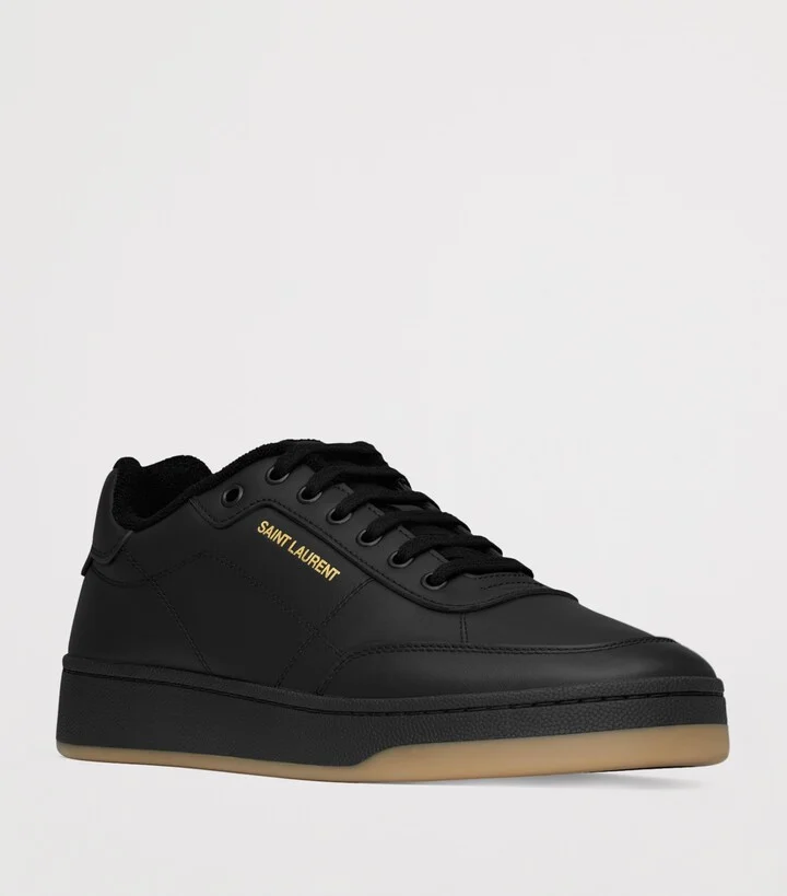 Saint Laurent Leather Sl/61 Sneakers - Image 2