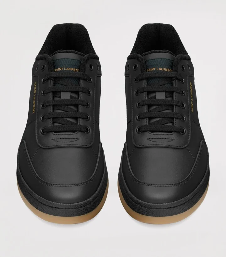 Saint Laurent Leather Sl/61 Sneakers - Image 3