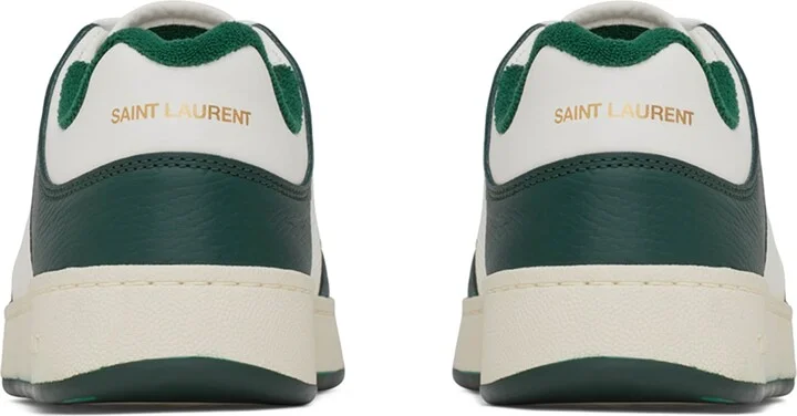 Saint Laurent Leather Sneakers - Image 2