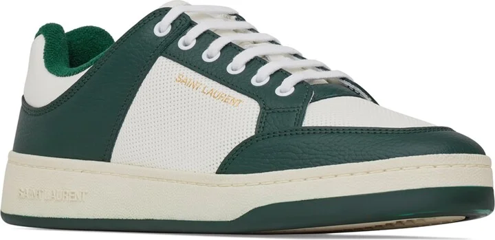 Saint Laurent Leather Sneakers - Image 4