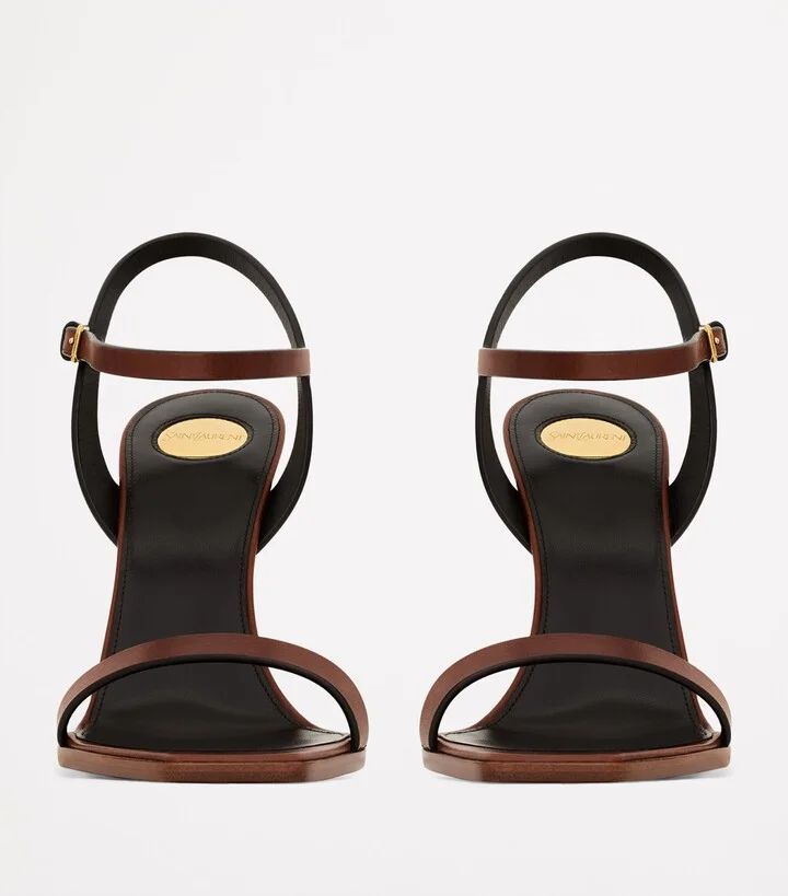 Saint Laurent Leather Susan Sandals 110 - Image 2