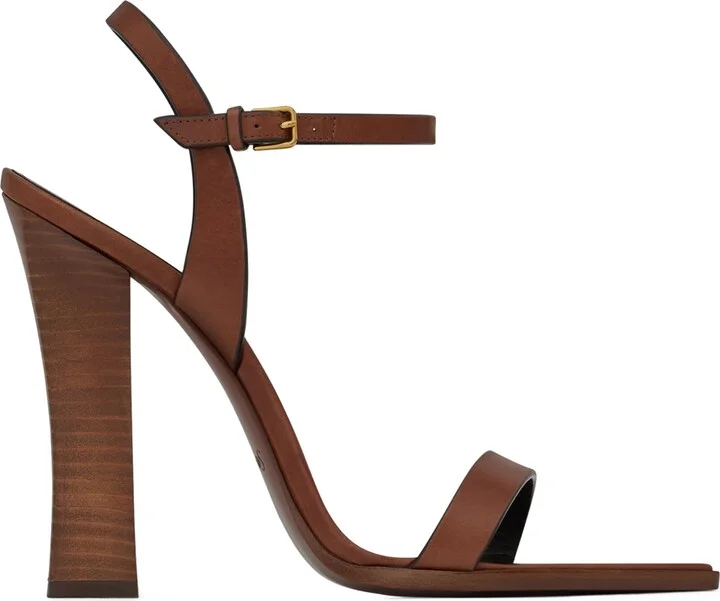 Saint Laurent Leather Susan Sandals 110