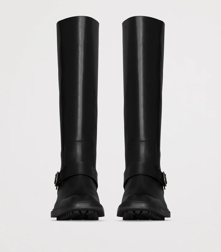 Saint Laurent Leather Vadim High Boots - Image 2