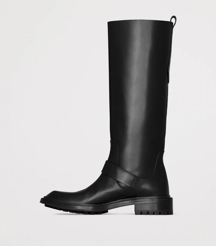 Saint Laurent Leather Vadim High Boots - Image 4