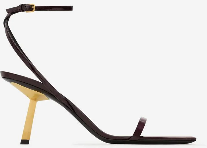 Saint Laurent Lee Patent Leather Slingbacks