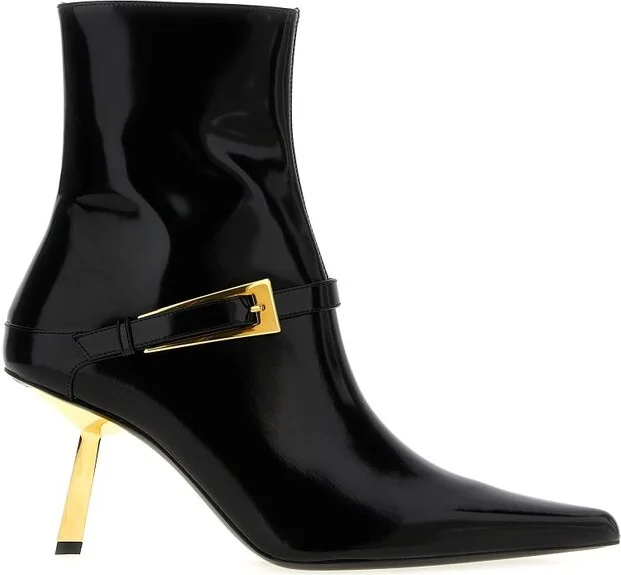 Saint Laurent Lee Pointed Toe Ankle Boots