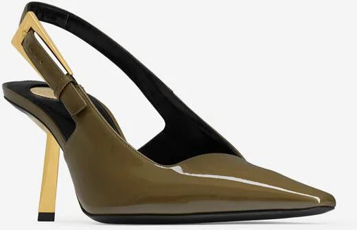 Saint Laurent Lee Slingback Shoes - Image 3