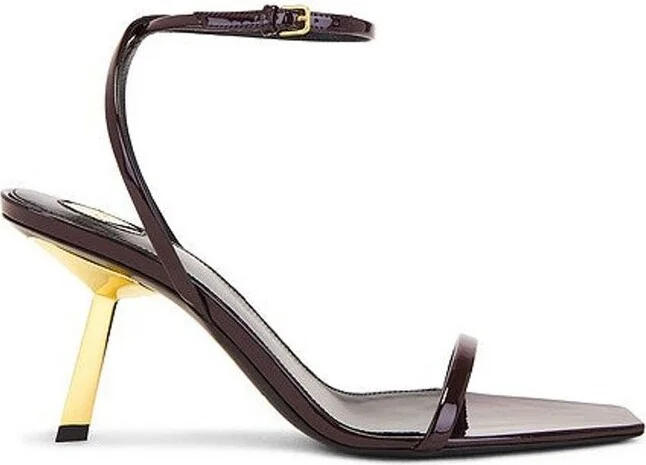 Saint Laurent Lee Square Open Toe Sandals