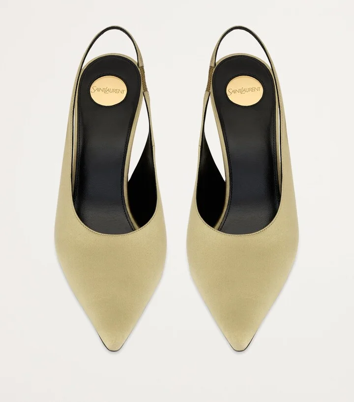 Saint Laurent L'entracte Slingback Pumps 110 - Image 3