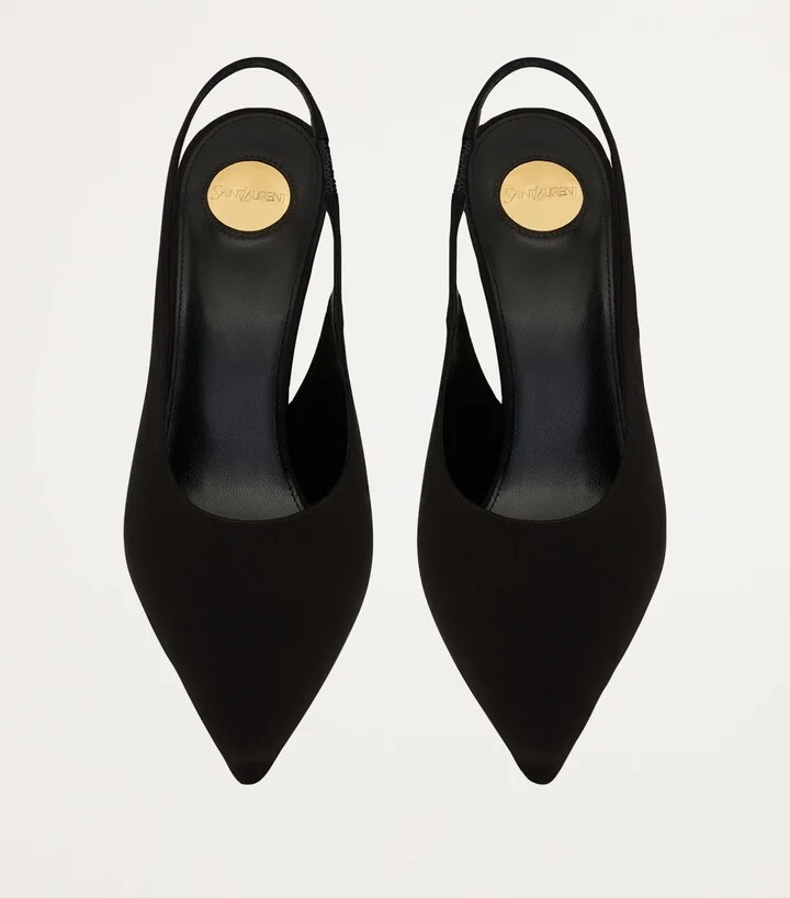 Saint Laurent L'entracte Slingback Pumps 110 - Image 3