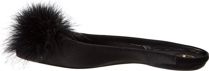 Saint Laurent Lido Satin Flat - Image 2