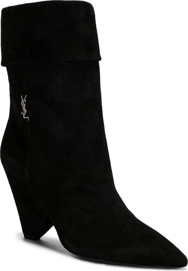 Saint Laurent Liz 85 Boots in Black - Image 2