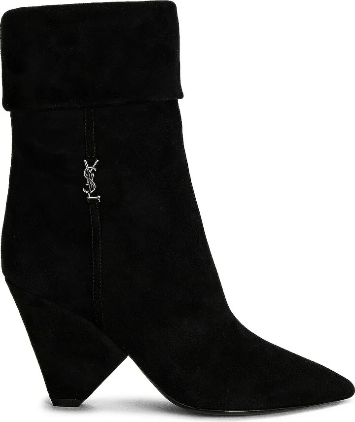 Saint Laurent Liz 85 Boots in Black