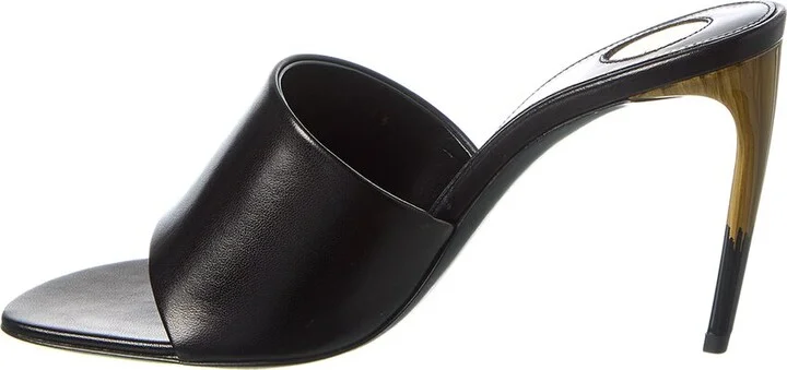 Saint Laurent Lodge 90 Leather Mule - Image 2