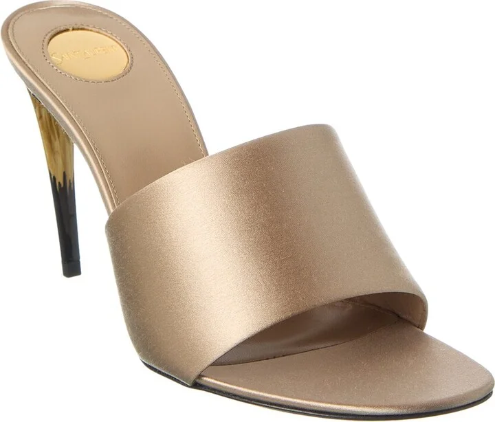 Saint Laurent Lodge 90 Satin Sandal