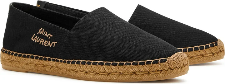 Saint Laurent Logo Canvas Espadrilles - Image 2