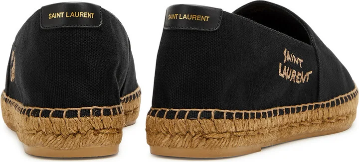 Saint Laurent Logo Canvas Espadrilles - Image 3