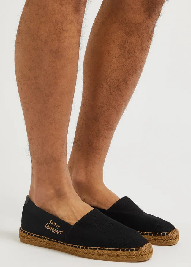 Saint Laurent Logo Canvas Espadrilles - Image 5