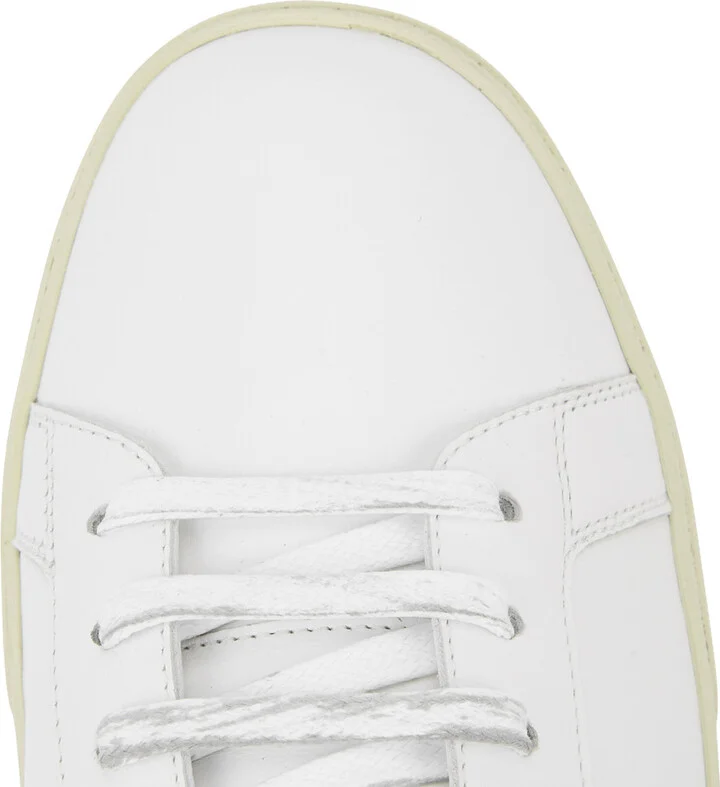Saint Laurent Logo-embroidered Leather Sneakers - Image 4