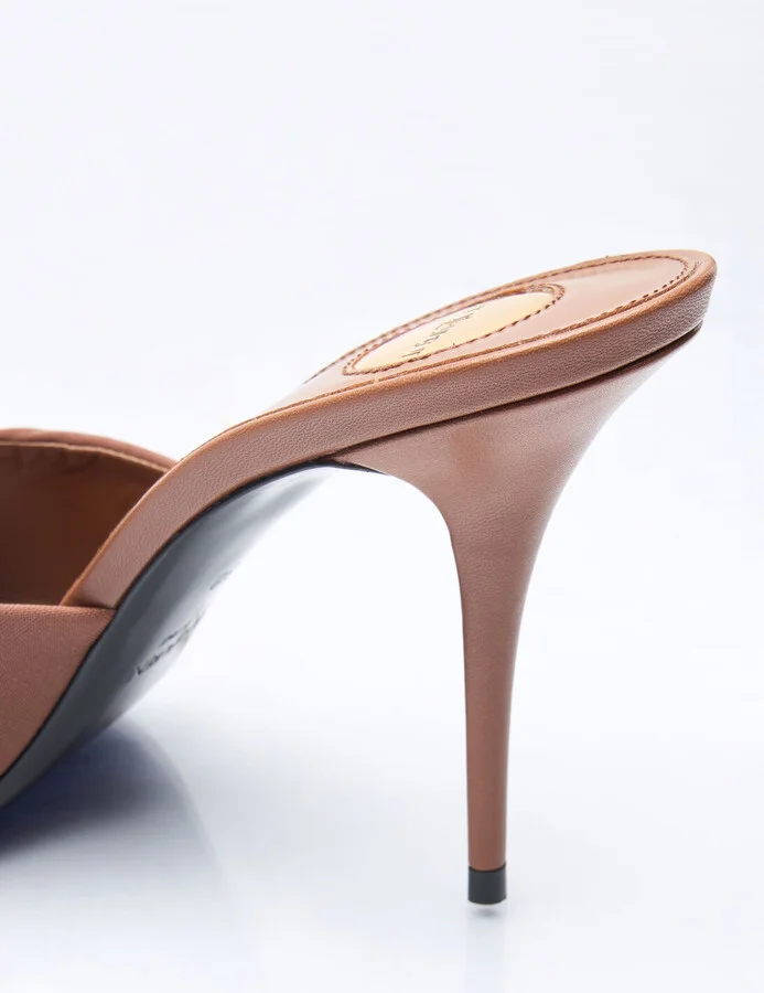 Saint Laurent Lola Mules - Woman Heels Brown Eu - 36 - Image 6