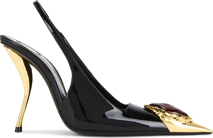 Saint Laurent Loulou Pump in Black