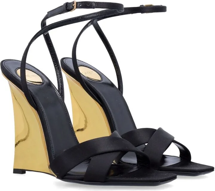Saint Laurent Lucienne Sandal Wedges - Image 2