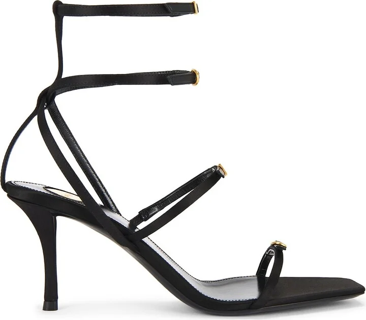 Saint Laurent Lydia Sandal in Black