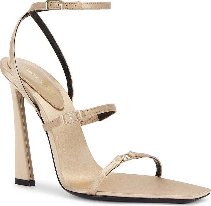 Saint Laurent Lydia Sandal in Pink - Image 2