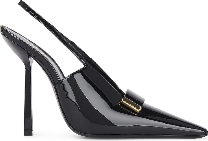 Saint Laurent Madame Singback Pump in Black