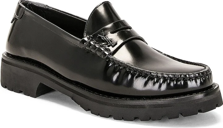 Saint Laurent Mag 15 Moccasin in Black - Image 2