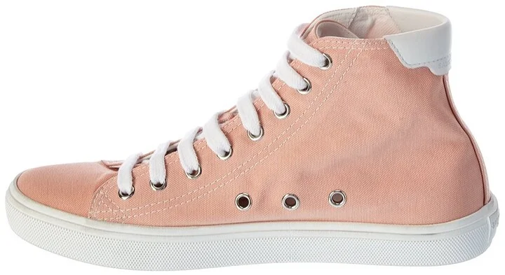 Saint Laurent Malibu Mid Canvas Sneaker - Image 2