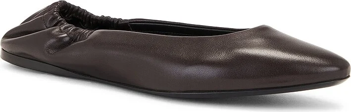 Saint Laurent Mami Flat in Chocolate - Image 2