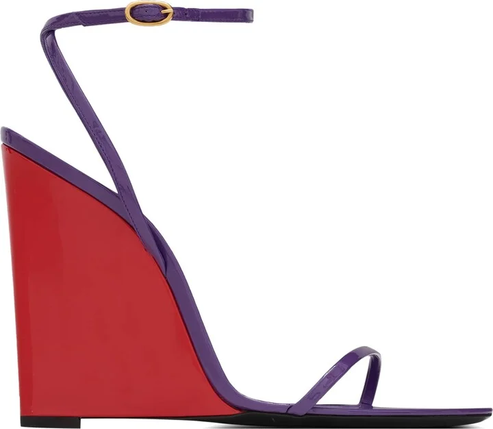 Saint Laurent May Wedge Sandals 110