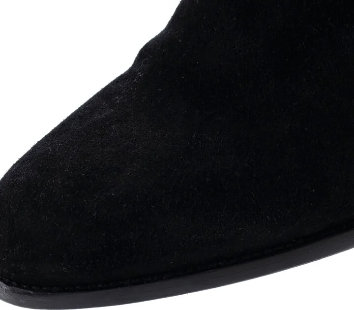 Saint Laurent Men's Wyatt Harness Boots Suede - Image 5
