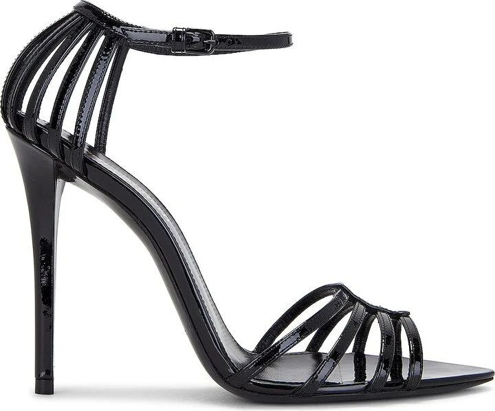 Saint Laurent Milena Sandal in Black