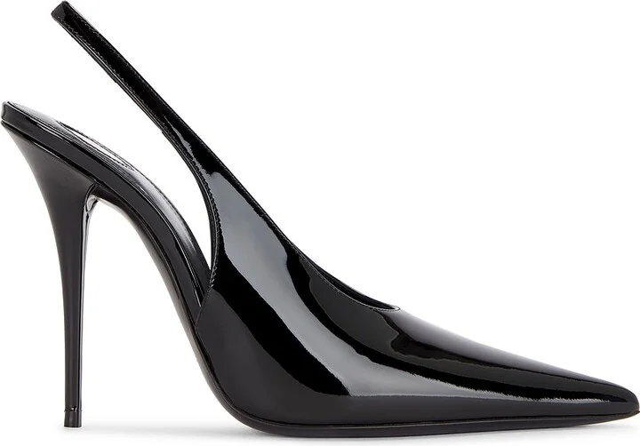 Saint Laurent Mug Slingback Pump in Black