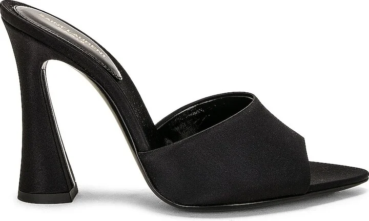 Saint Laurent Mule Sandal in Black