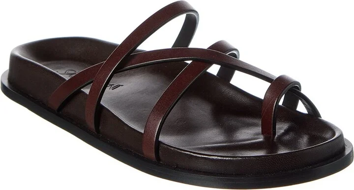 Saint Laurent Nichols Leather Sandal
