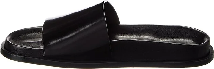 Saint Laurent Nichols Leather Slide - Image 2