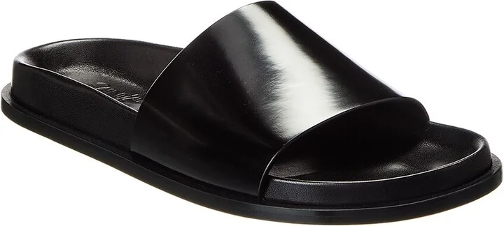 Saint Laurent Nichols Leather Slide