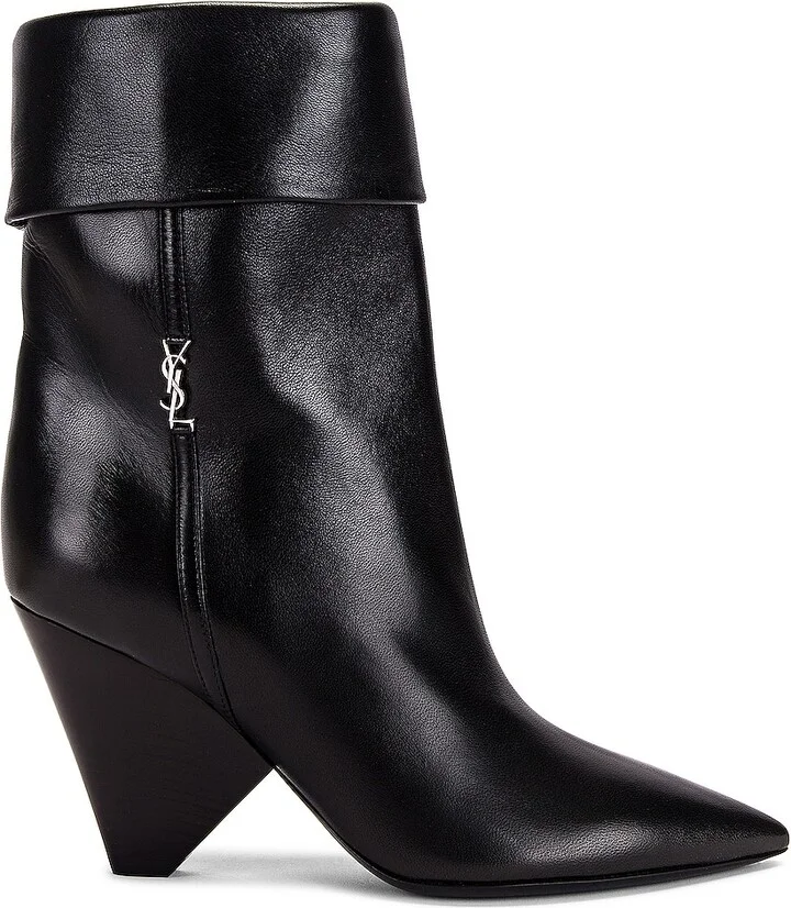 Saint Laurent Niki Booties in Black